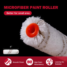 Mister Rui 4 Inch Paint Roller Kit Mini Rollers for Painting Small Pai