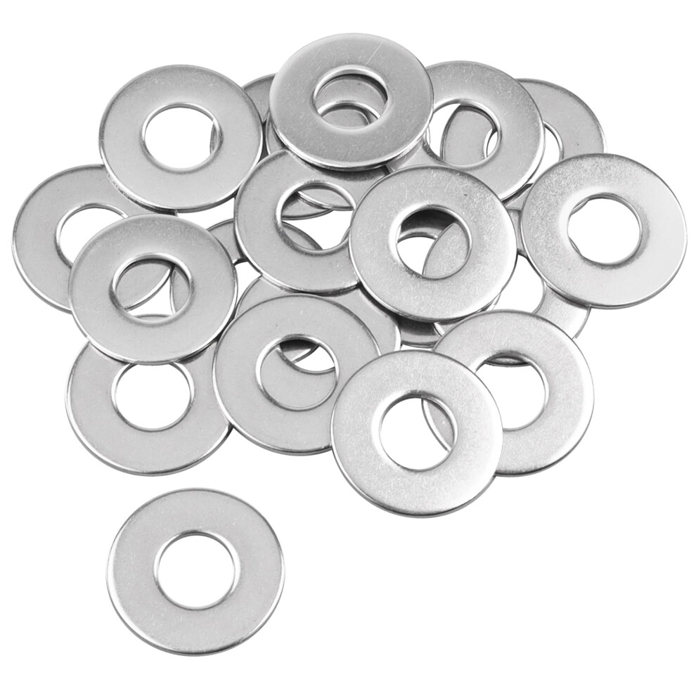 Caianwin M10 Washers 20Pcs, M10 X 25Mm Penny Washers Stainless Steel Flat Washer 5005866094786