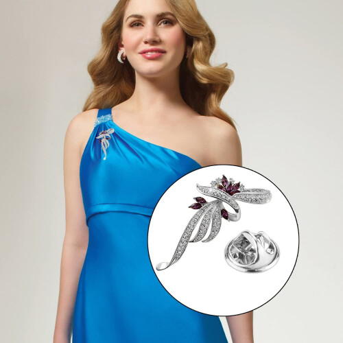DIY Broschen & Krawattennadeln (50 Stk) Silver 1