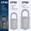 Squire 5-Pack Squire CP40 Combination Padlock, Black, Compact 4