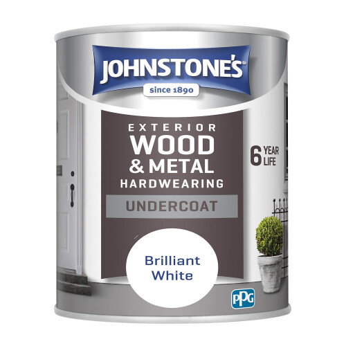 Johnstone's Johnstone's Exterior Undercoat Paint - Brilliant White 750ml