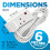Status STATUS 2 Socket Extension Lead with Neon Indicator, 6m Extension Cable 13A, Powe 3