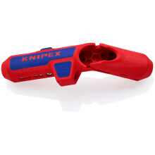 KNIPEX Ergostrip Universal Stripping Tool for Right-Handers, 135 mm, Round Cable