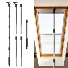 Window Pole Opener - 1.86m Telescopic Pole for Skylight Roof Windows and Blinds,
