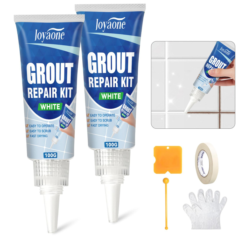 Tile Grout Repair Kit, Grout Pen White, Fast Drying And Waterproof Tile Line Fil 5008208589896