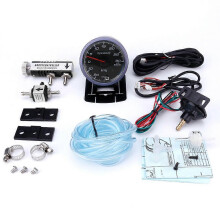(with Black Controlle) Dynoracing 60MM Car Turbo Boost Gauge 30PSI + Adjustable Turbo Boost Controller Kit 1-30PSI IN-CABIN Car Meter