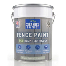SIRAMICO COATINGS Fence Paint | 5 Litres | Waterbased ECO Resin Technology | 6 L