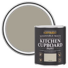 Rust-Oleum Grey Kitchen Cupboard Paint in Matt Finish - Half Light 750ml