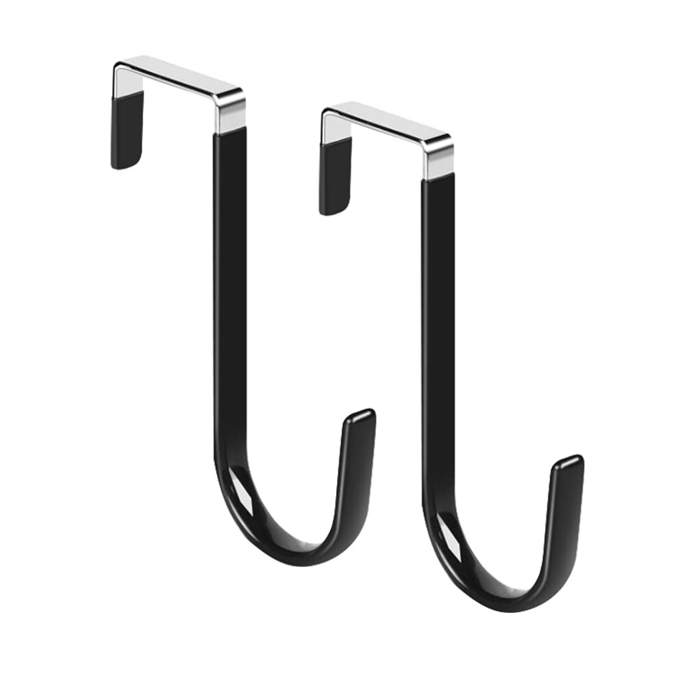 Lmytdo Over Door Hooks Over Door Hangers 2Pcs Dipping Plastic Rustproof With Ant 5003773338399