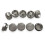 Radiator Accessories,Towel Rail Radiators Universal Brackets Chrome,White,Black, 1