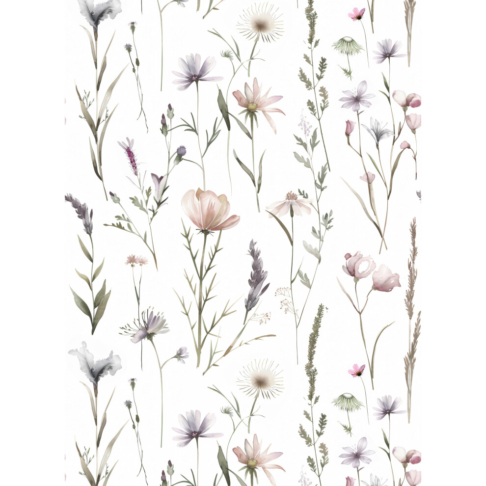 Myforhd Self Adhesive Wallpaper Floral Leaves Flowers 44Cmx300cm Pvc Vinyl Wall 5001421377264