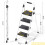 KINGRACK 4-Step Folding Ladder,330LBS Step Stool,Safety Lock,Wide Non-Slip Pedal 8