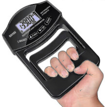 Griffkraftmessgerät, 180 kg (396 lbs) digitales Handdynamometer mit USB-Anschluss und LCD-Bildschirm