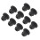 sourcing map Silicone Snap in Locking Hole Plugs 5.5mm/0.2" Dia,10Pcs 1