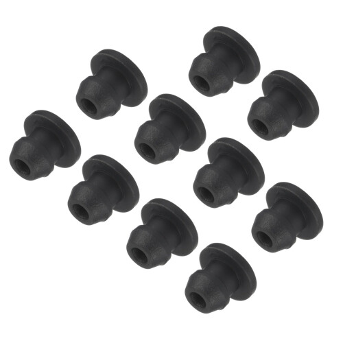 sourcing map Silicone Snap in Locking Hole Plugs 5.5mm/0.2" Dia,10Pcs
