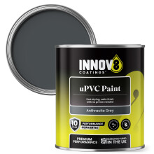 UPVC Paint 750ml - Anthracite Grey - Satin Finish - No Primer Needed - Fast Dryi