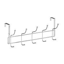 Premier Housewares Over Door Hanger with 10 Hooks | Over the Door Hook for Bedro