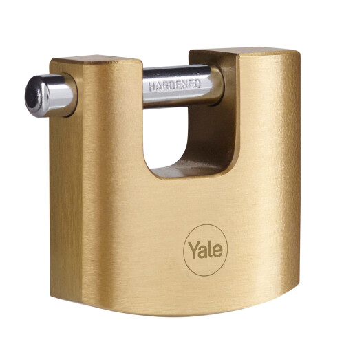 Yale Yale - Y114B/60/114/1 High Security 60mm Brass Shutter Padlock - Shutter Hardene