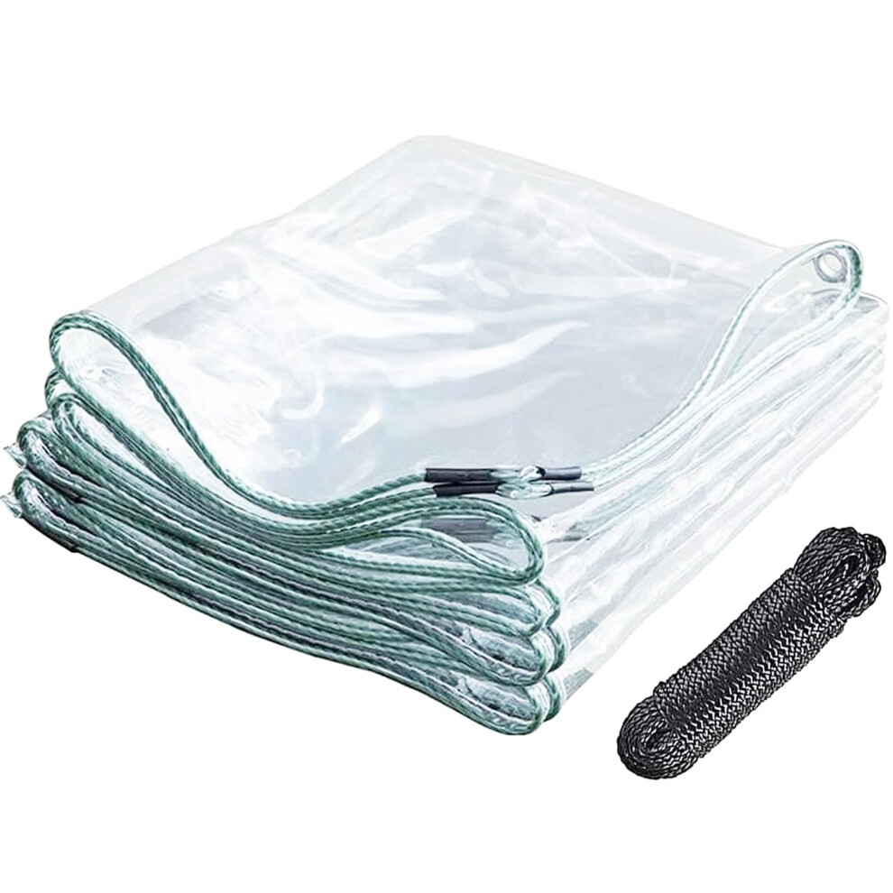 Clear Tarpaulin Waterproof Heavy Duty 420G/Mâ², Transparent Pvc Tarp 2X3m 5008845924302
