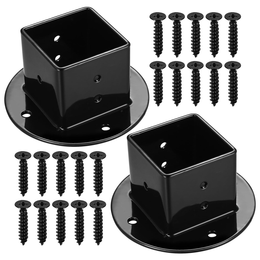 Photos - Other for Repair 2 Pcs Deck Post Bases, 2 x 2 Inch Fence Post Brackets Anchors, Fence Post Suppor