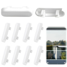 10 Pcs Window Drainage Cover Caps, Weep Hole Covers Plastic Water Caps, Trickle