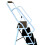 HH Home Hut 4 Step Safety Ladder - Compact Folding Step Stool for Kitchen, Rail 6