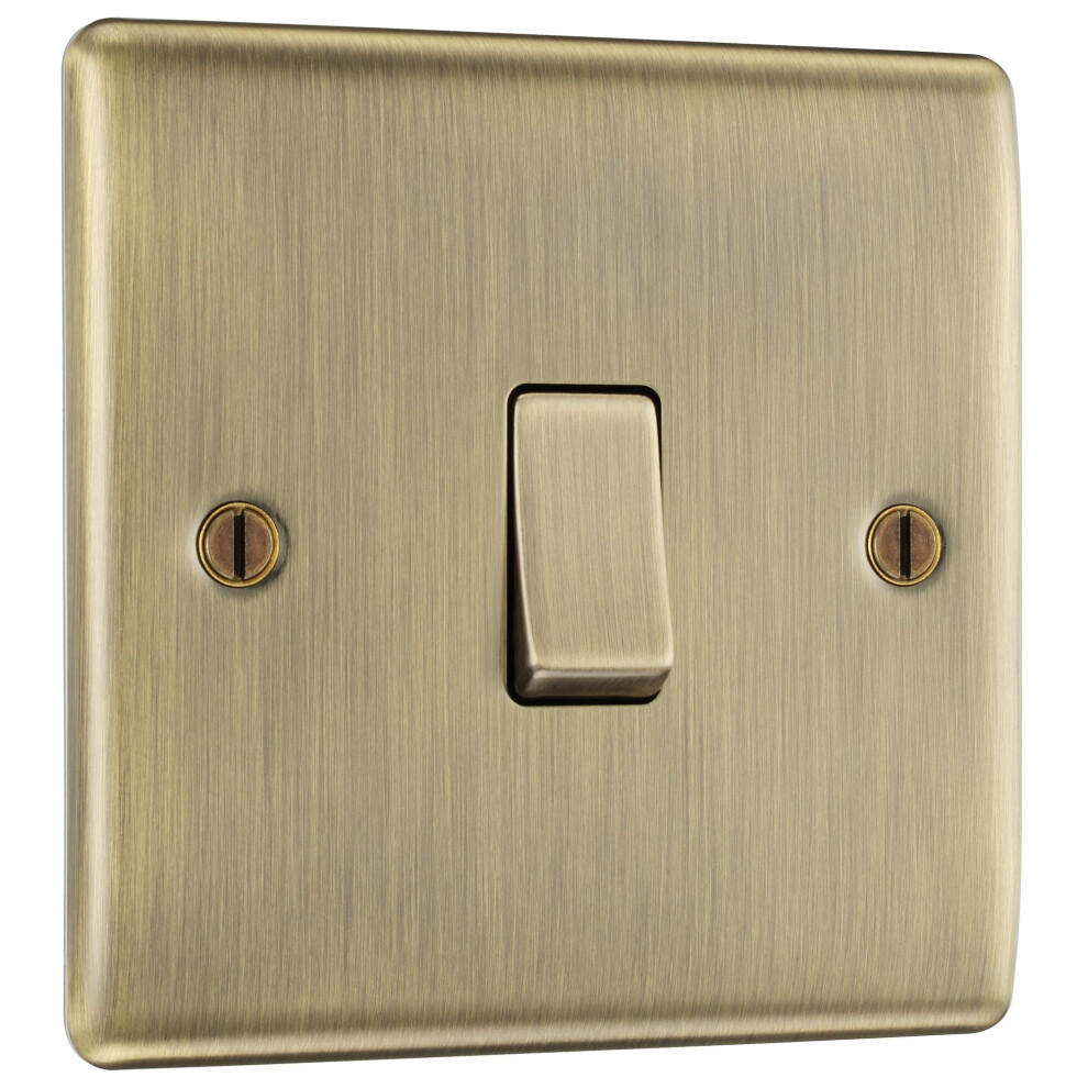 Photos - Other Electrical Equipment BG Electrical Single Intermediate Wall Light Switch, Raised and Slim Profile, Ro