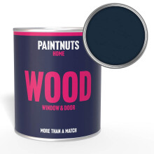 Paintnuts Wood Window & Door Paint - RAL-5011 - STEEL BLUE Satin 2.5 Litre Tin