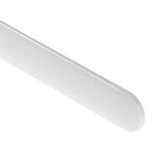 23mm Laminated Window Board End Cap - White