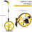 Zozen Measuring Wheel in Meters, Double Folding/One Key Reset,Mechanical 3