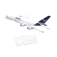 (086)JASON TUTU 16cm A380 FEDEX EXPRESS Airline Airplane Model Planel Airplane Diecast Metal 1/400 Scale