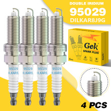 4PCS Dual Iridium Spark Plug 95029 NGK DILKAR8J9G For Toyota C-HR AURIS Corolla LEVIN 2016- 1.2T 8NR-FTS