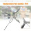 Σετ 2 συστημάτων καθαρισμού One Touch, 57 cm, συμβατά με εξαρτήματα Weber BBQ, 7444 Weber Kettle BBQs 2