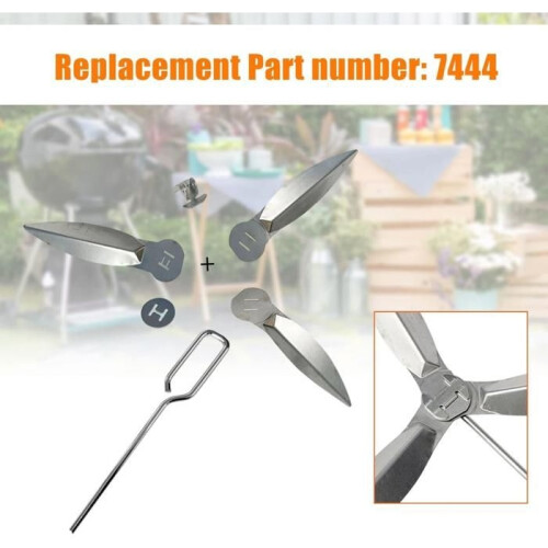 Σετ 2 συστημάτων καθαρισμού One Touch, 57 cm, συμβατά με εξαρτήματα Weber BBQ, 7444 Weber Kettle BBQs 1
