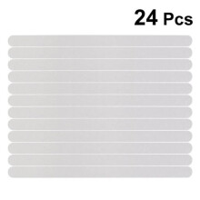 Anti-slip self-adhesive strip - 24 pieces - Plastic - Eco-friendly - White