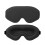 3D Contoured Sleep Eye Mask - Light Blocking & Comfortable Black 1