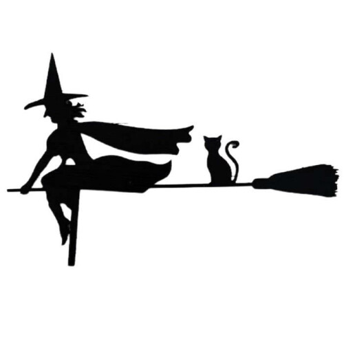 Κρεμαστή διακόσμηση - MOTHINESSTO - Halloween - Πινακίδα γωνίας πόρτας - Ξύλο - Μαύρο 1