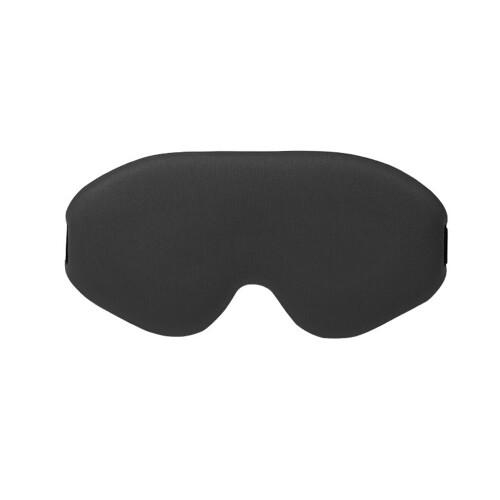 3D Contoured Sleep Eye Mask - Light Blocking & Comfortable Black 1