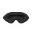 3D Contoured Sleep Eye Mask - Light Blocking & Comfortable Black 3