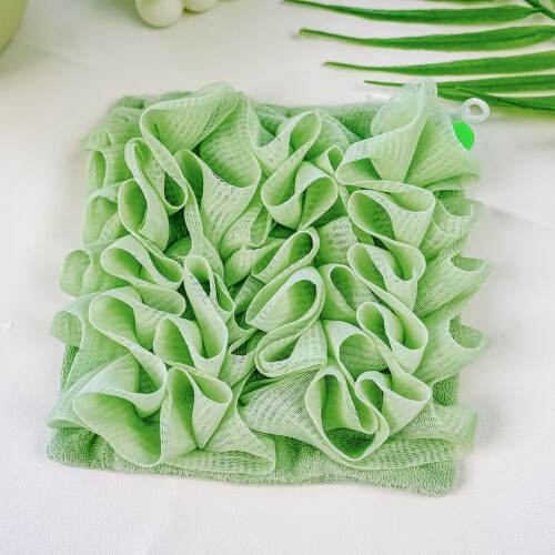 (Green) Éponge Douche Exfoliante & Brosse Dos 2