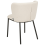 Beliani Set of 2 Dining Chairs MINA Fabric Off-White 6