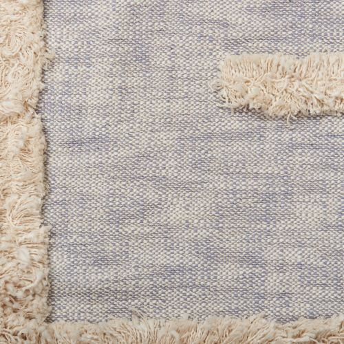 Beliani Blanket HOSPET Cotton 130 x 180 cm Grey 2
