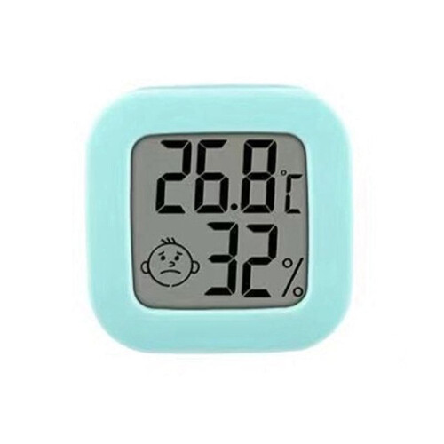 Face Electronic Thermometer Home Office LCD Thermometer Double Sided Tape