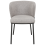 Beliani Set of 2 Dining Chairs MINA Fabric Grey 3