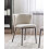 Beliani Set of 2 Dining Chairs MINA Fabric Off-White 2