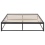 Beliani Bed Metal VIRY 140 x 200 cm (EU Double) Black 10