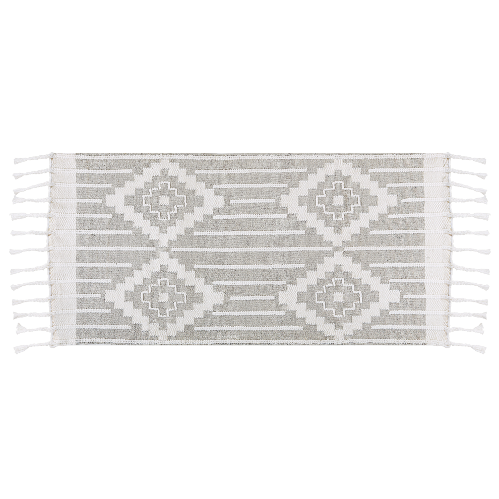 Beliani Outdoor Rug Tabiat Grey 80 X 150 Cm