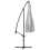 Beliani Cantilever Parasol 268 cm CALABRIA II Light Grey 8