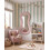 Beliani Wall Mirror PLANCHEZ 70 cm 112 cm Boucle Pink 2