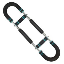 Multifunktionaler U-förmiger Armtrainer - Einstellbarer Federwiderstand für Unterarm- & Brustmuskeltraining Blue